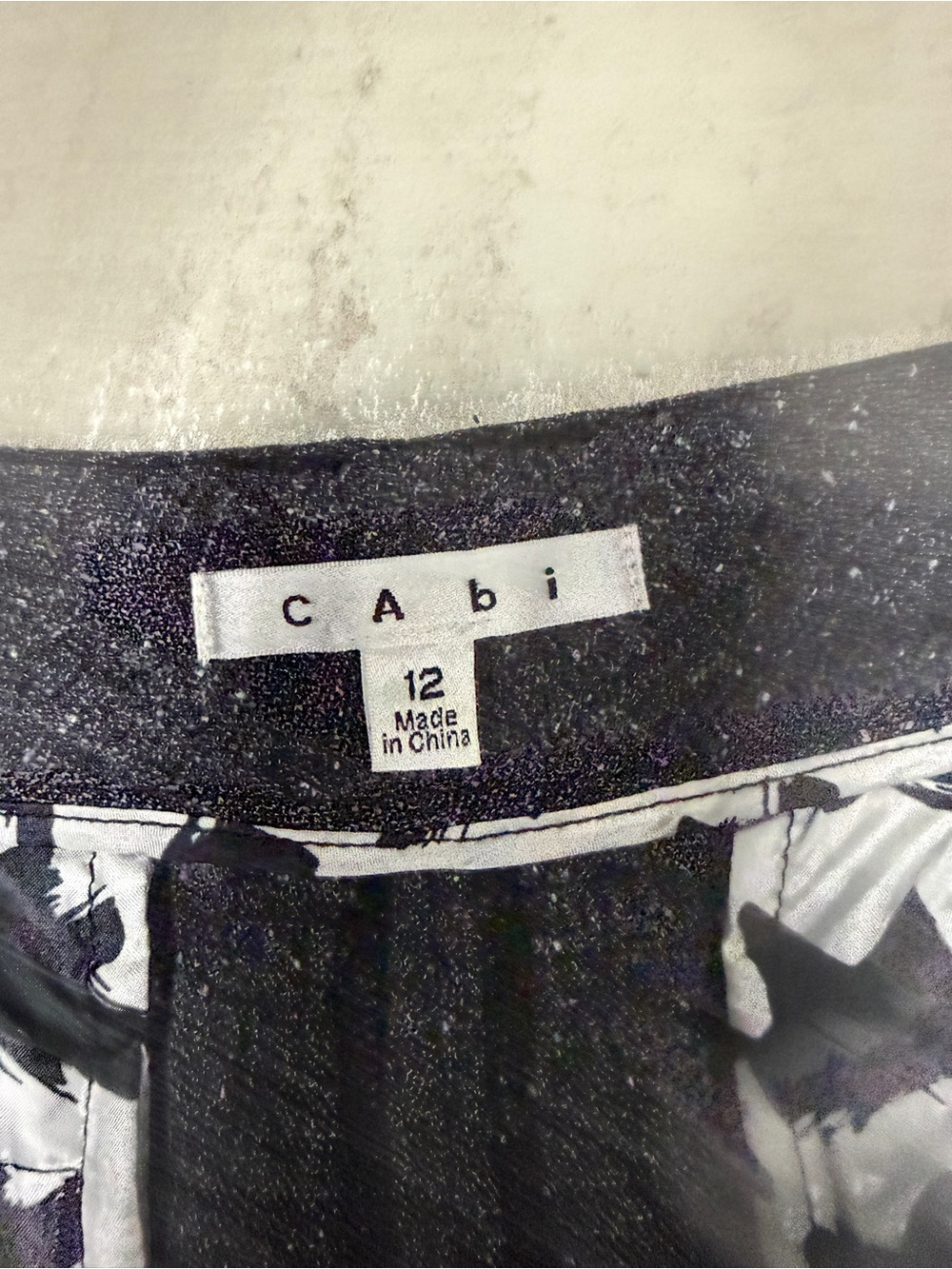CAbi pants Wide-Leg Gray Dress Pants #230 Speckle trouser tweed pants - Picture 7 of 11